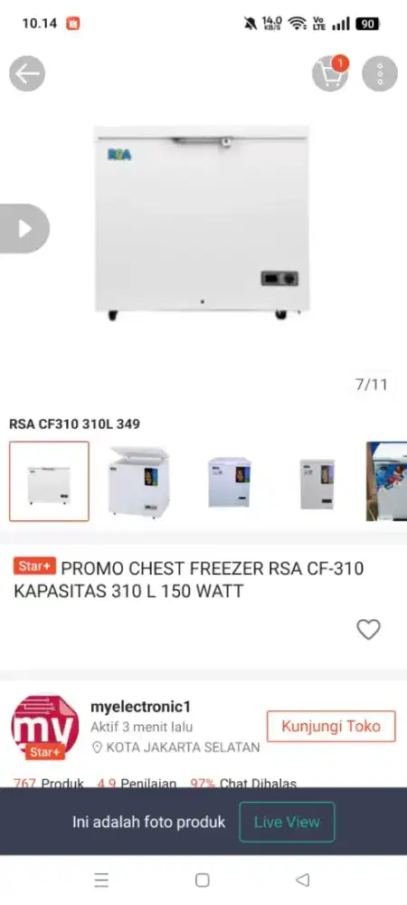 Cheest freezer RSA