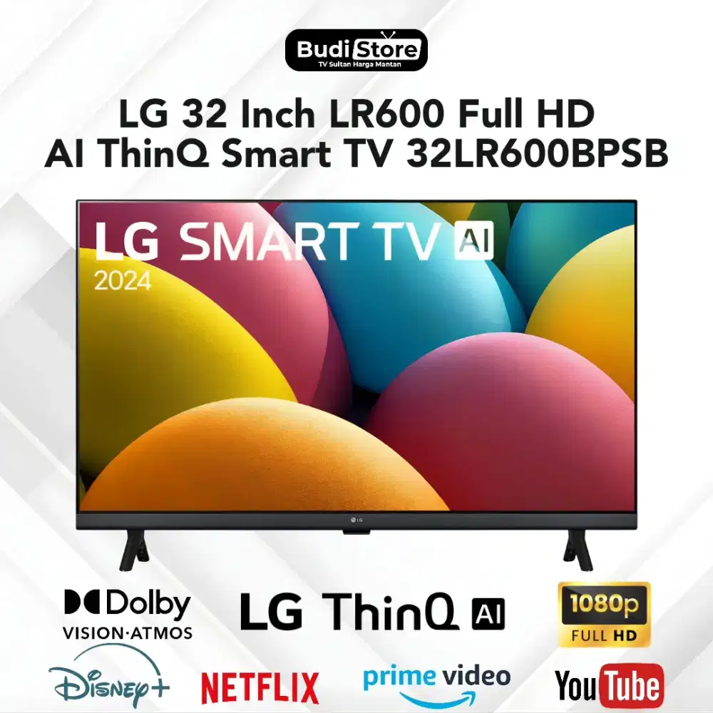 LG 32 Inch LR600 Full HD AI ThinQ Smart TV 32LR600BPSB