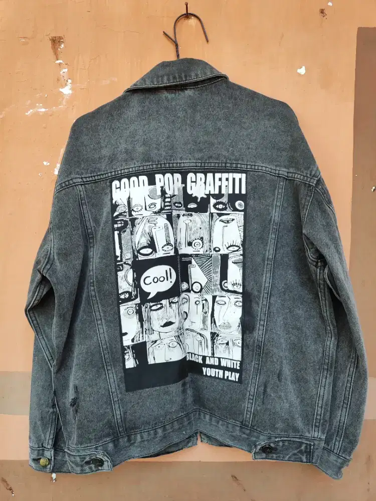 jaket grafiti new jeans