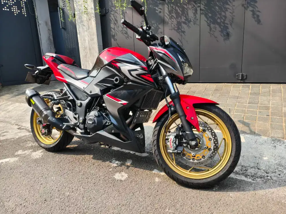 Kawasaki Z250 ABS 2017 MERAH MULUS MODIF HEDON