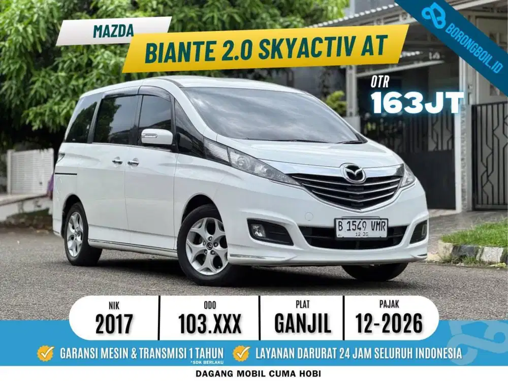 Mazdq Biante 2.0 AT Putih 2017