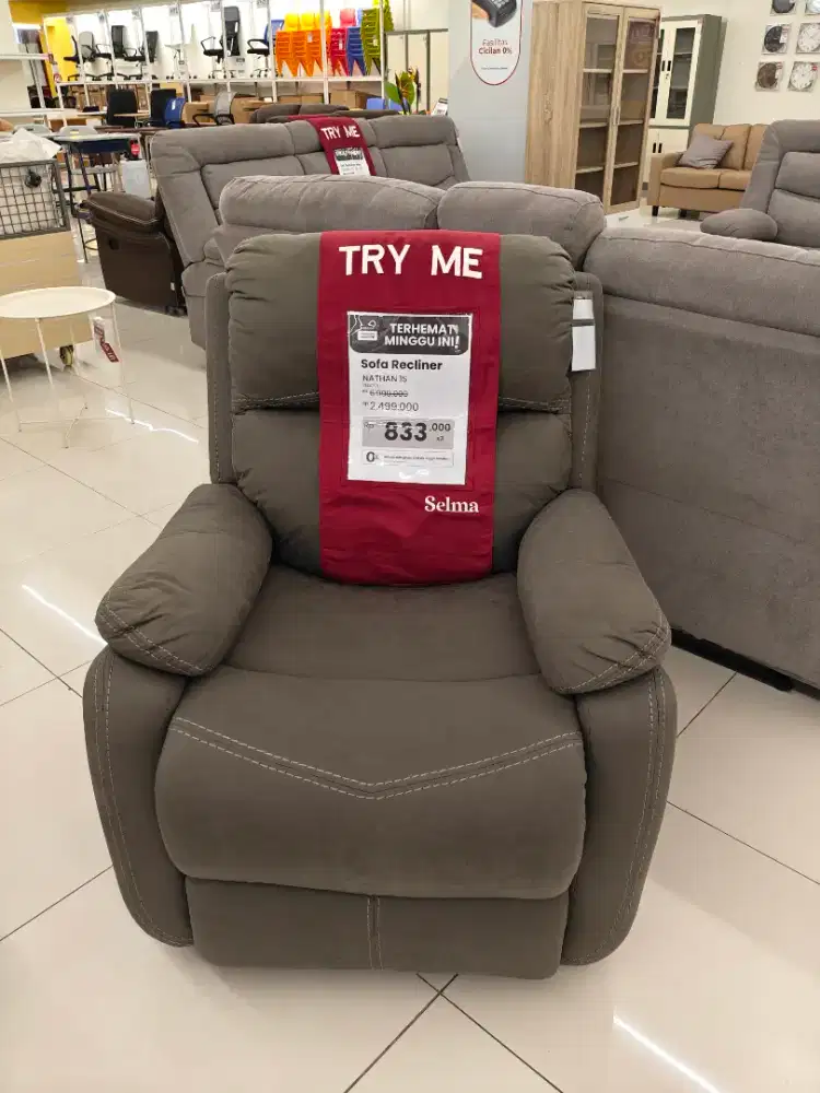 Obral murah sofa recliner