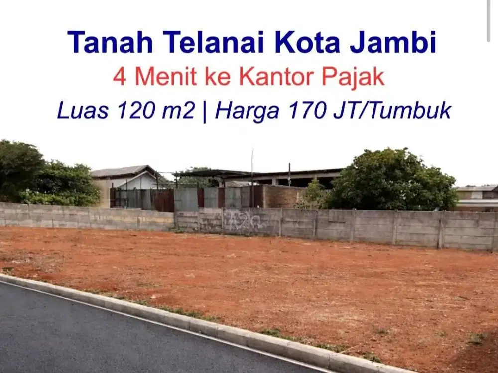 Tanah Telanaipura Dekat SMP 7 Kota Jambi