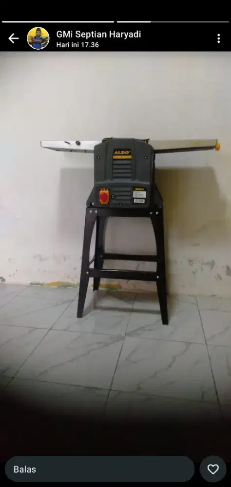 Penghalus kayu mesin