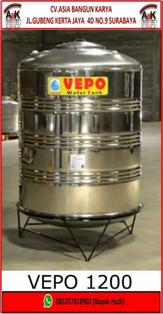 Tandon Stainless Steel VEPO 1200 L