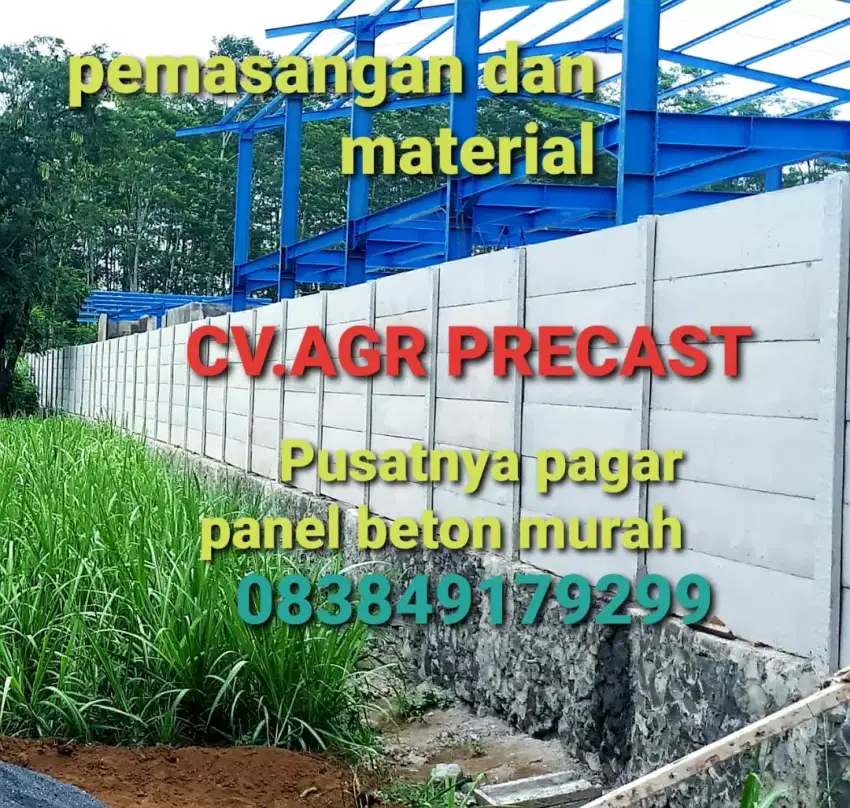 PAGAR BETON PANEL/PRECAST