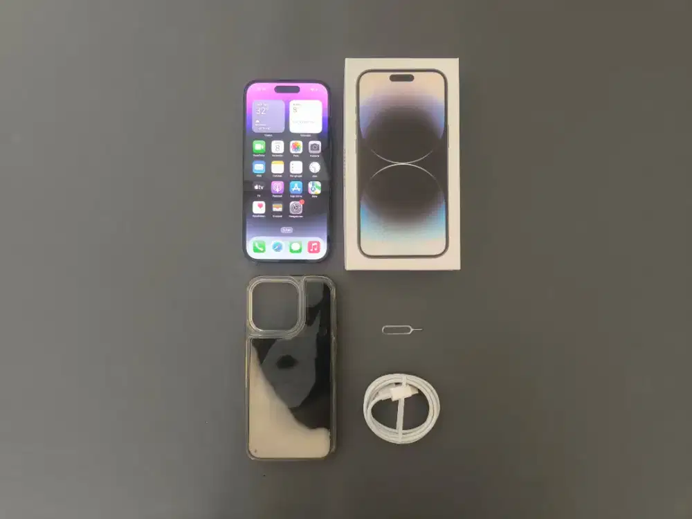 iPhone 14 Pro 128GB - Fullset, Ex Garansi Inter