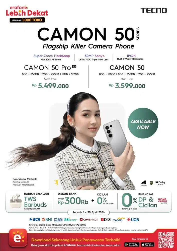 tecno promo erafone mangunjaya