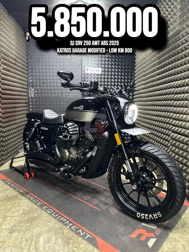 QJ MOTOR SRV 250 AMT ABS 2025 MODIF BY KATROS GARAGE LOW KM 8XX PERAK
