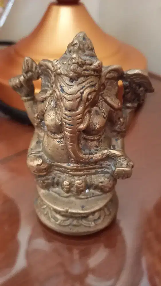Patung Kuningan Ganesha Lawas