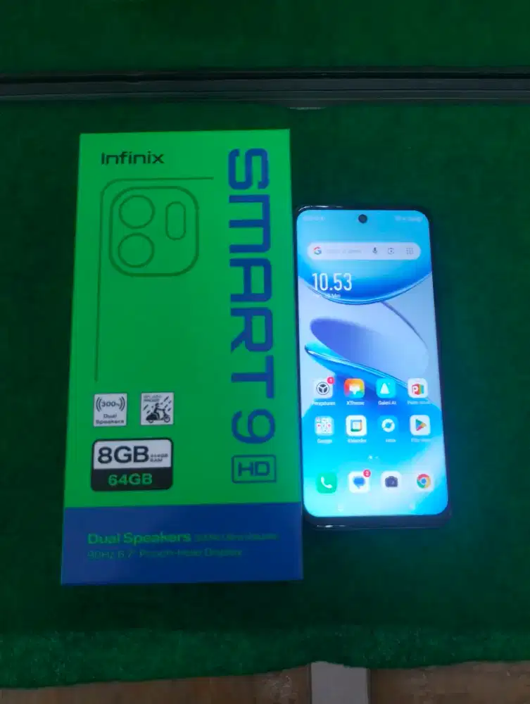 infinix smart 9 HD ram 4/64gb lengkap mulus