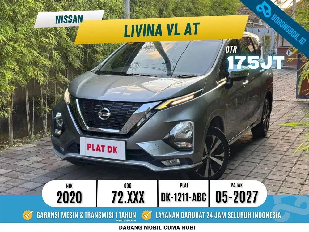 Nissan Livina 1.5 VL At 2020 Bensin