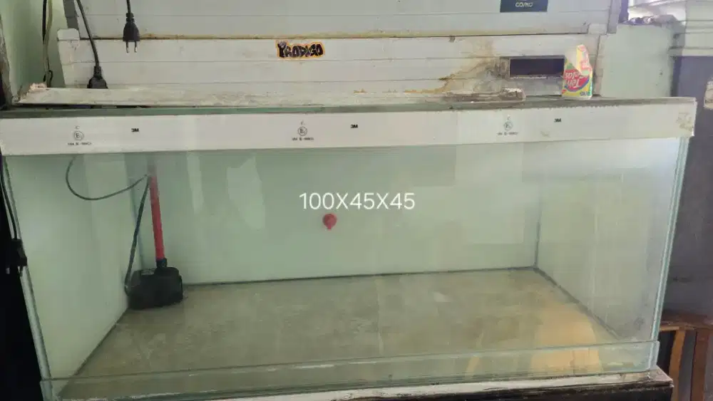 Tank aquarium 100x45x45