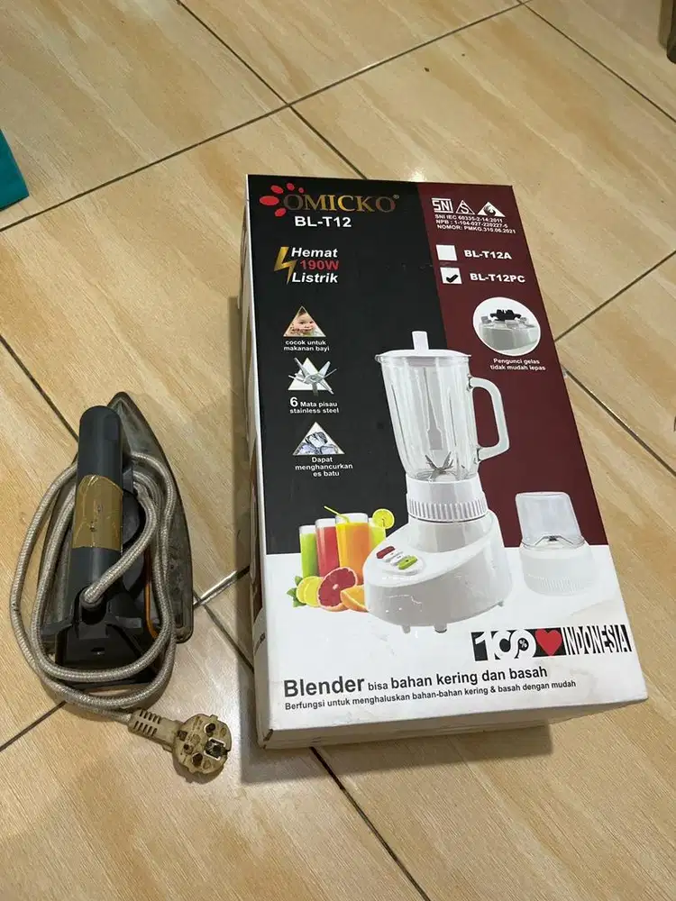 Blender & Strika baju