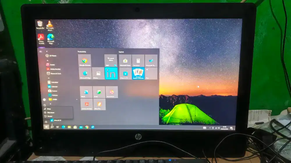 PC AIO HP ProOne 400 G2, Core i5 gen 6, ssd 120gb-240gb, DDR4 4gb-8gb