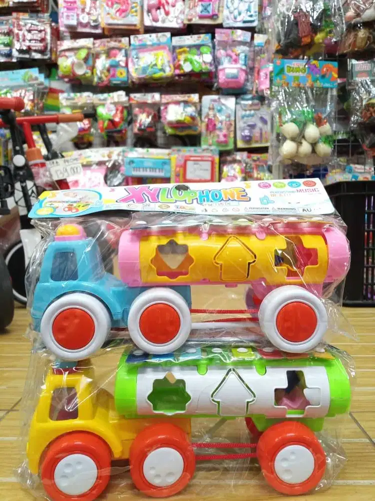 mainan anak truck xylophone