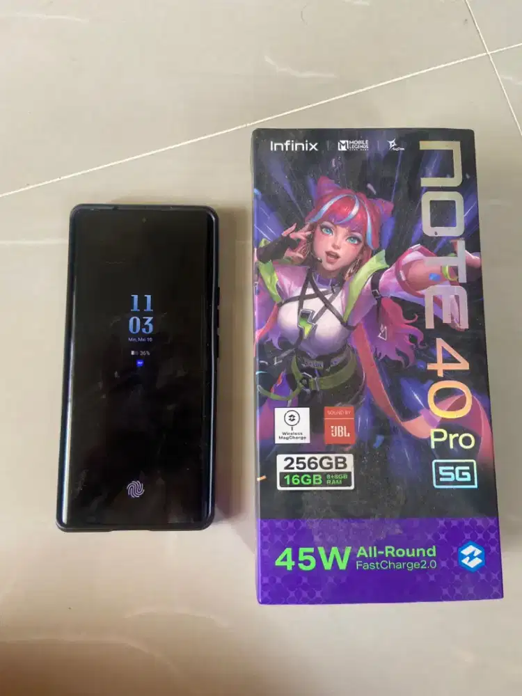 Infinix not 40 pro 5G fullset no minus