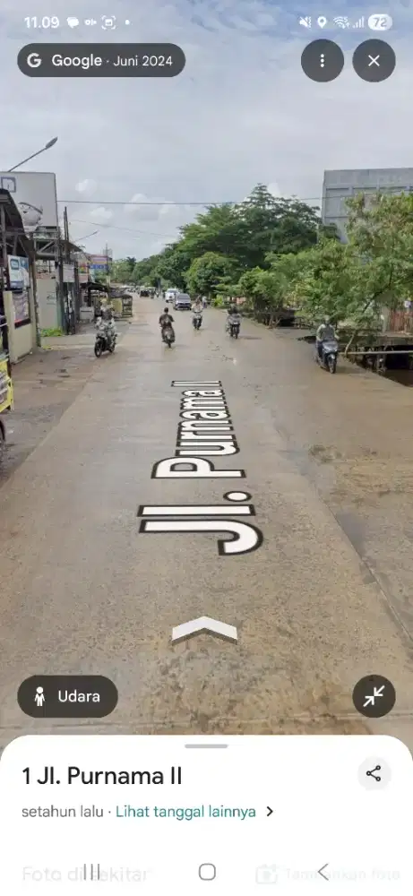 Tanah tepi jalan purnama 2 lokasi sangat strategis
