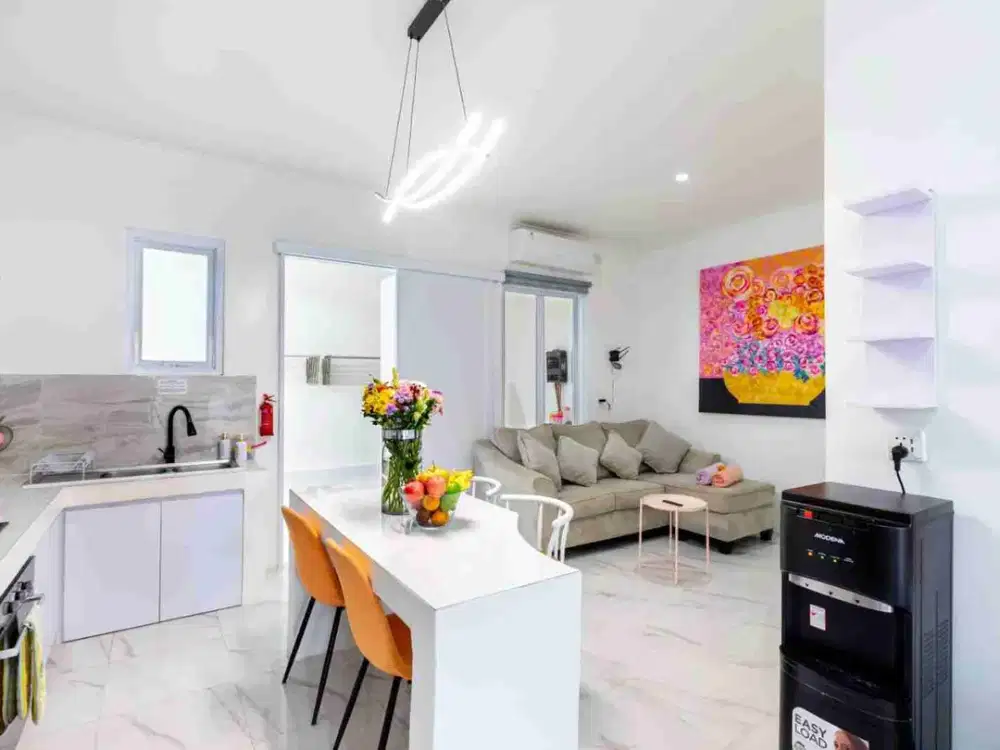 Jual Villa 2lt Modern Minumalis Furnished SHM & Zona Kuning area Investasi Strategis. Jl Pura Matsuka Ungasan