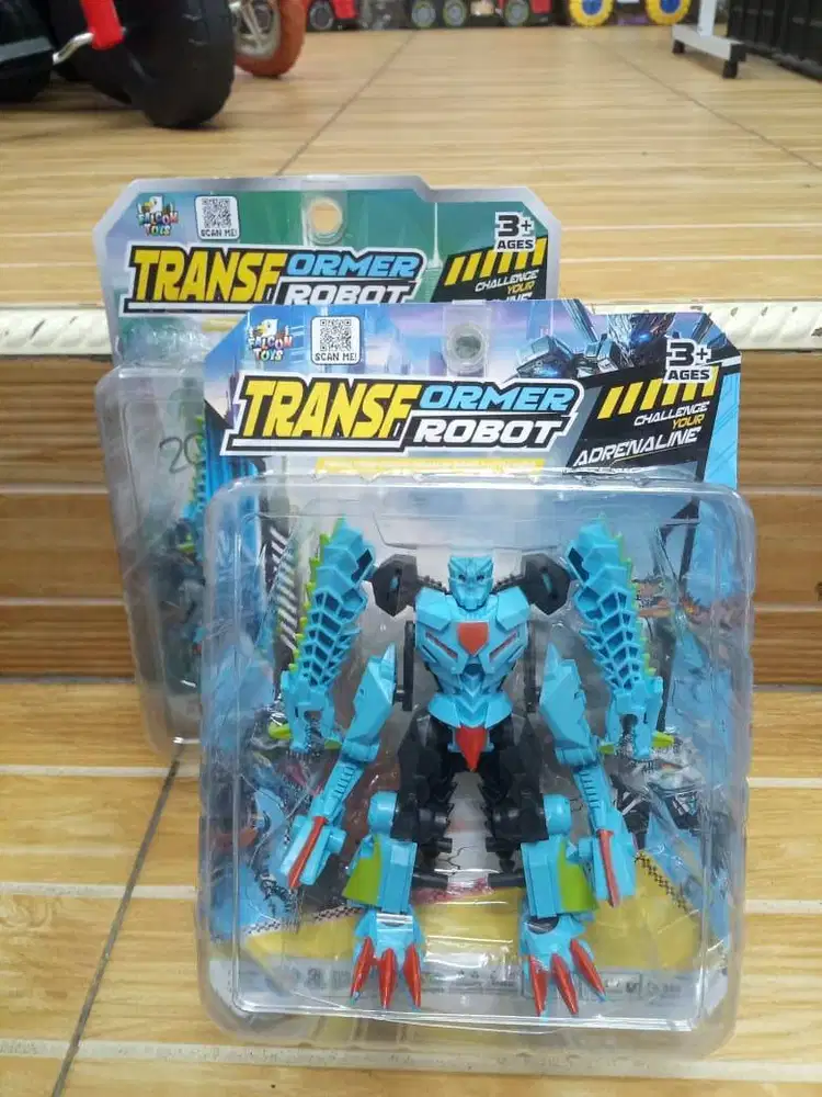 mainan anak robot transformer