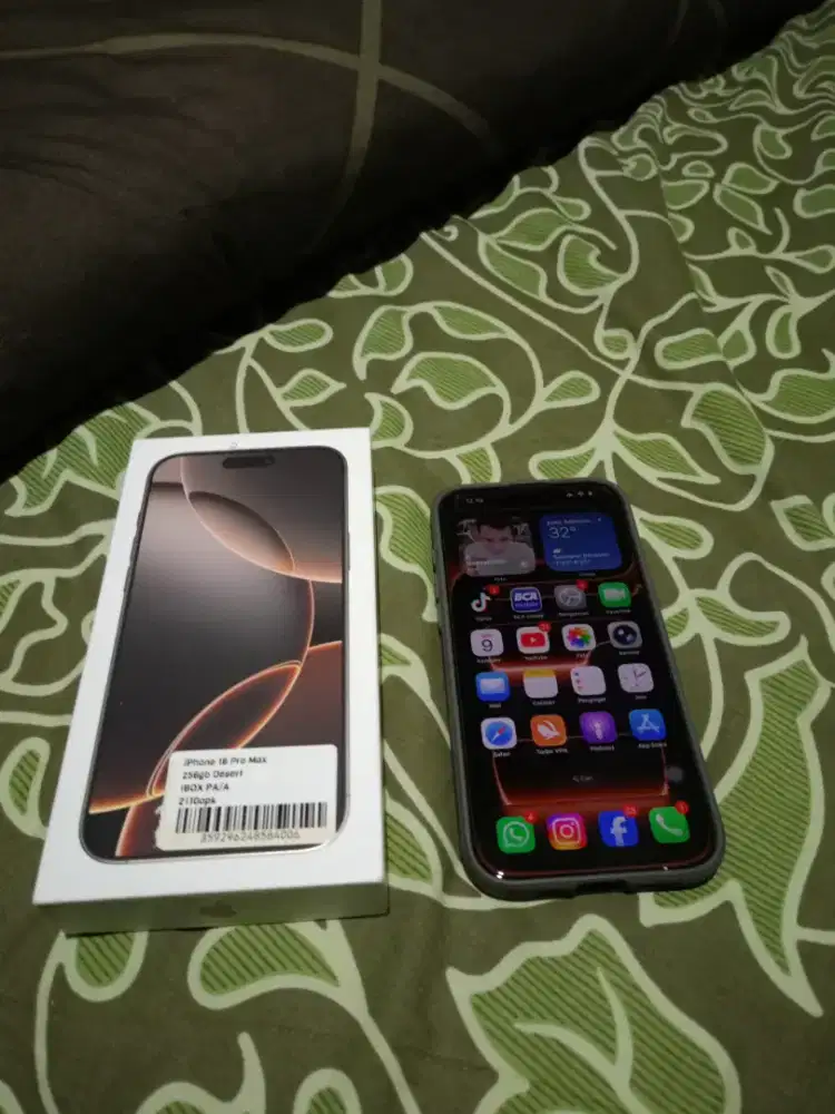 Bismillah jual iPhone 16 pro max 256 iBox pembelian bulan Januari 2026
