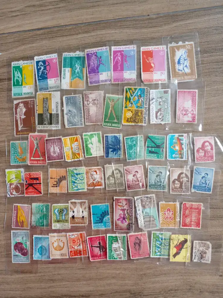 Perangko Lawas 54 pcs