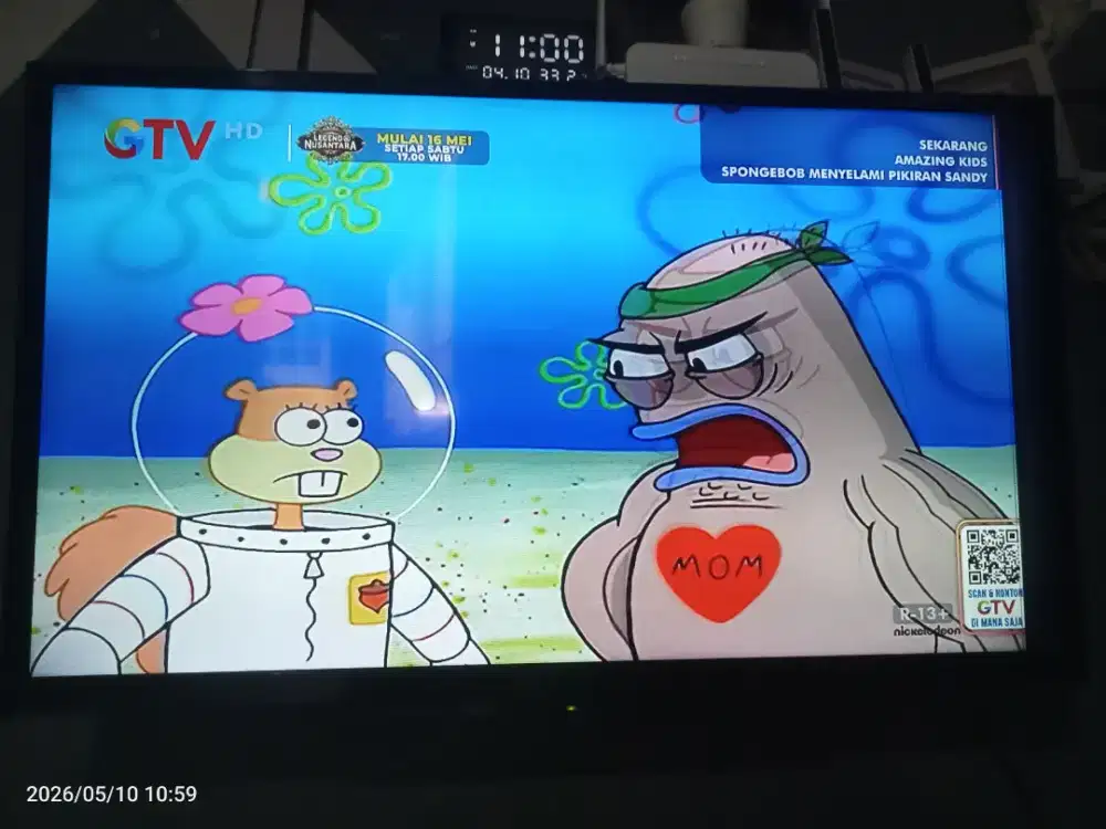 SONY 32 INCH minus pojok layar,