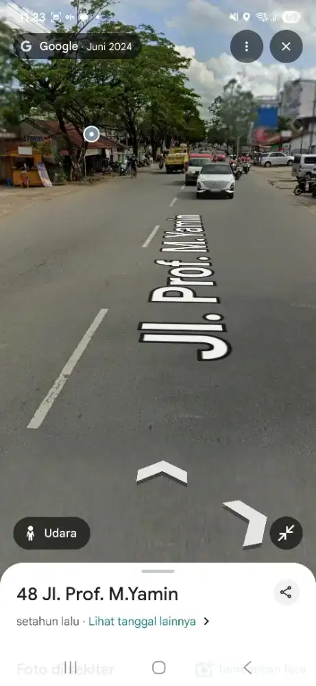 Tanah strategis tepi jalan M.yamin kotabaru pontianak