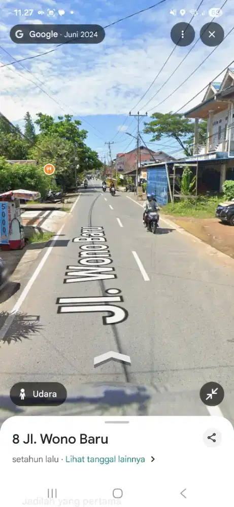 Tanah tepi jalan wonobaru purnama 1 pontianak