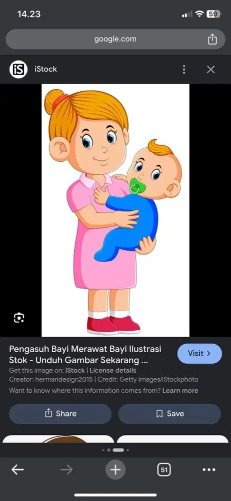 Dicari ART Pengasuh anak Bayi dan Bersih2 Rumah