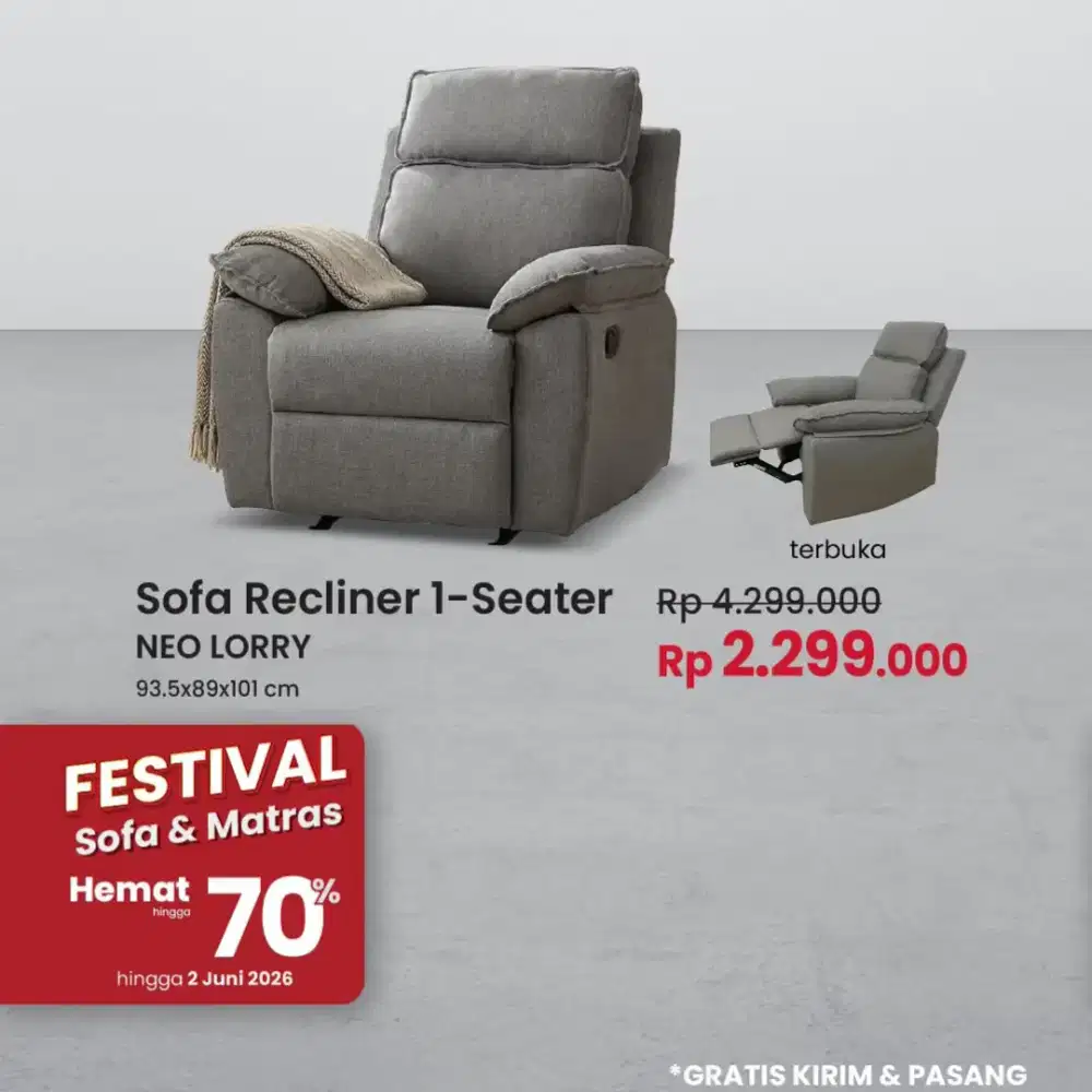 Sofa Recline 1 Seater