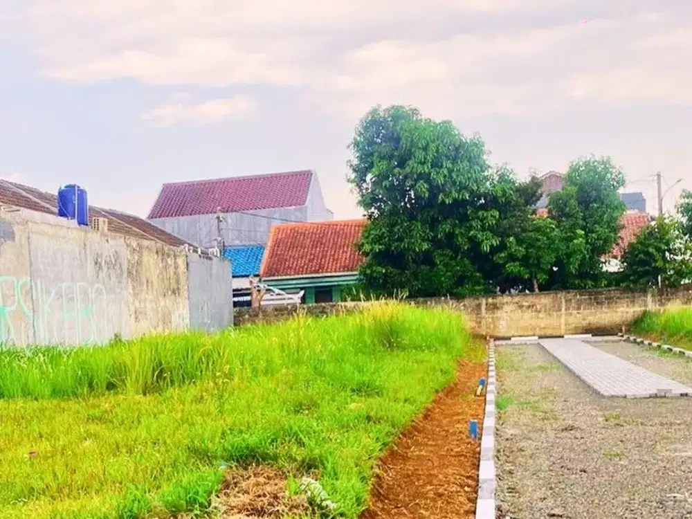 Tanah Kavling Siap Balik Nama Dekat Stasiun Cilebut, SHM Sudah Pecah