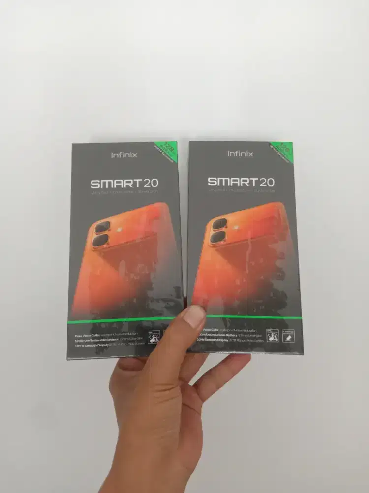 Fast respon WA Infinix Smart 20 4+4/128 Garansi resmi 1thn
