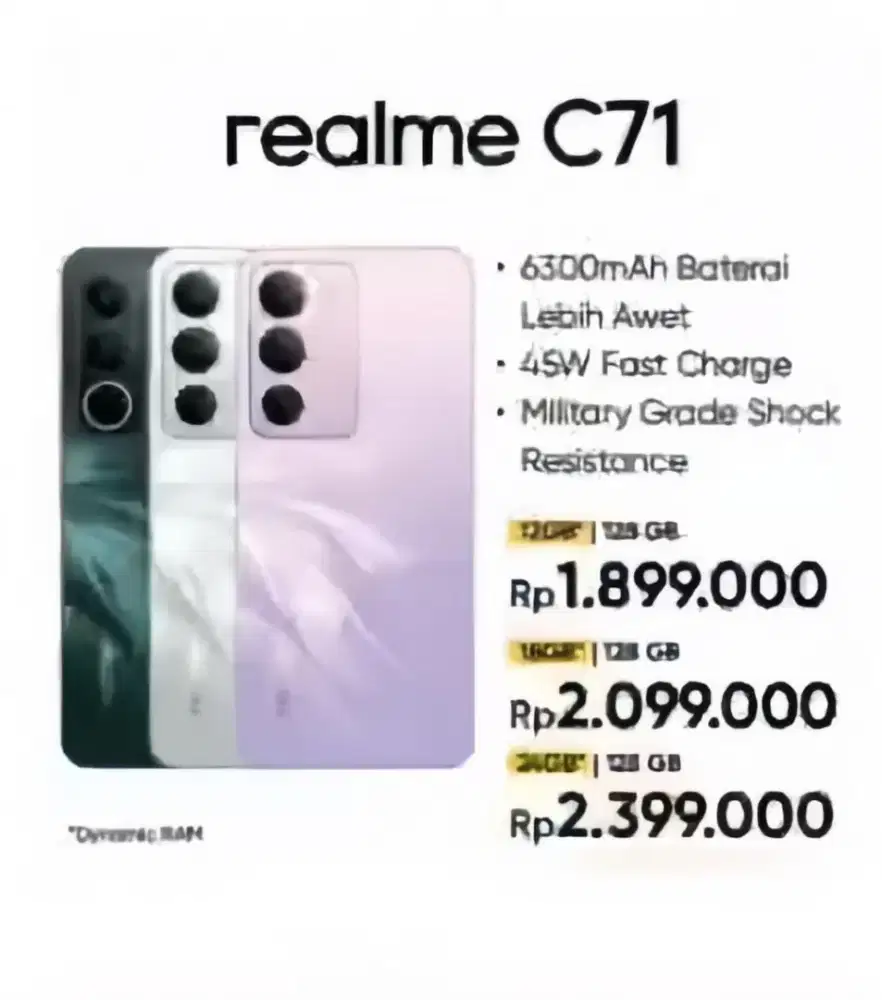 HANDPHONE REALME C71