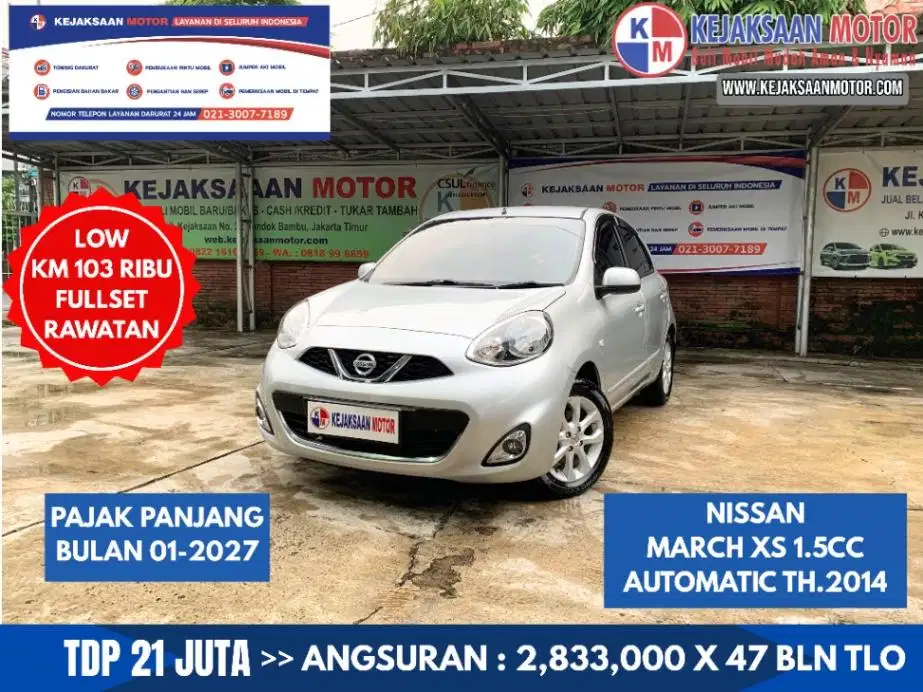 Nissan March XS 1.5cc Automatic Th.2014