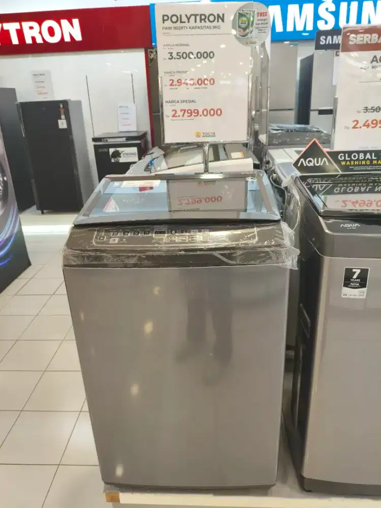 Mesin Cuci POLYTRON PAW 9029TY 9Kg