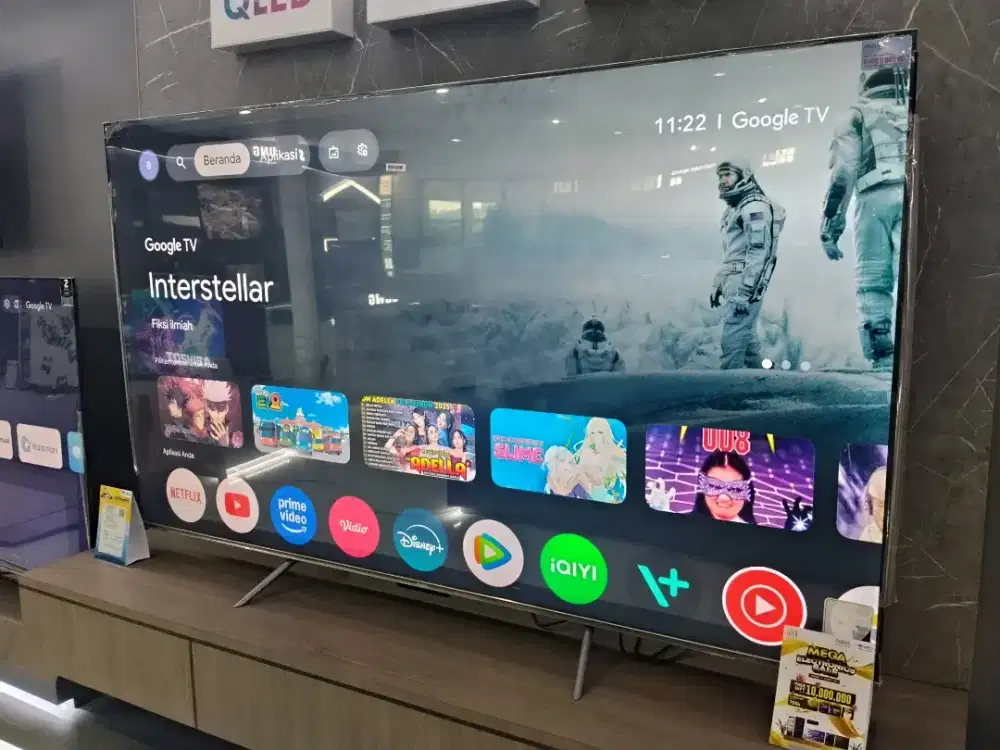 AQUA TV 85inch QLED 4K- Bisa kredit