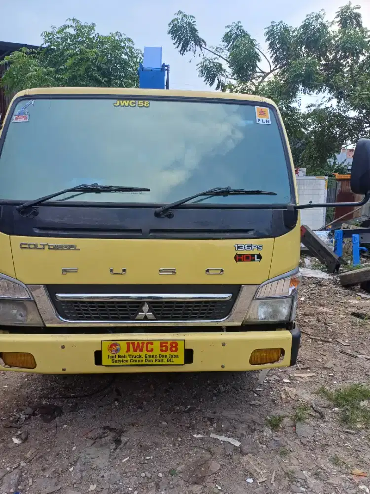 Dijual canter 136 hdl crane tadano 6 secsion siap pake  tahun 2021
