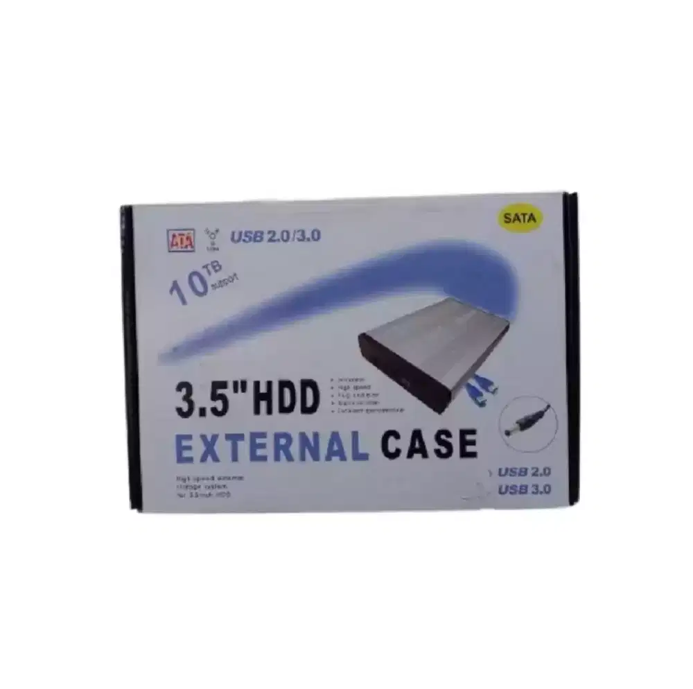 3,5 HDD/SSD SATA External Case USB 2.0/3.0 Alumunium