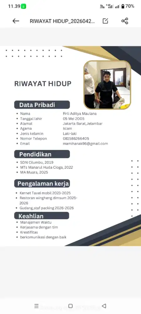 INFO LOWONGAN KERJA