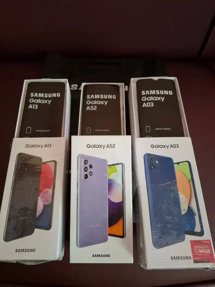 JUAL DUS ORI SAMSUNG GALAXY A52, A13 & A03