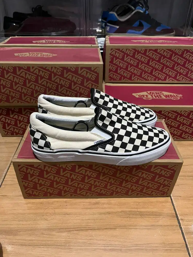 Vans Classic Slip-On Checkerboard BW