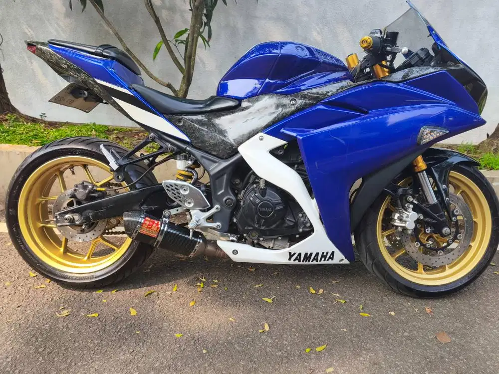 Dijual Yamaha YZF R25 2016 Livery Movistar Edition (R1 Look)