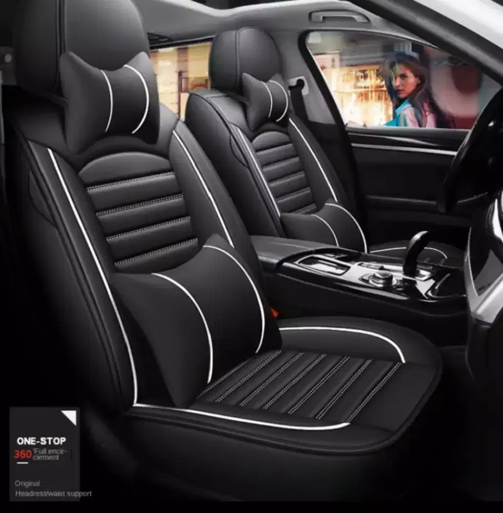 Sarung jok mobil Ferarri Avanza Xenia Innova full set 3 baris