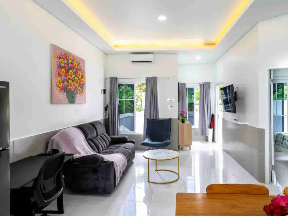 Jual Murah Villa Bergaya Minimalis Modern 1lt Furnished Lokasi Uluwatu Kuta Selatan Cocok Untuk Investasi