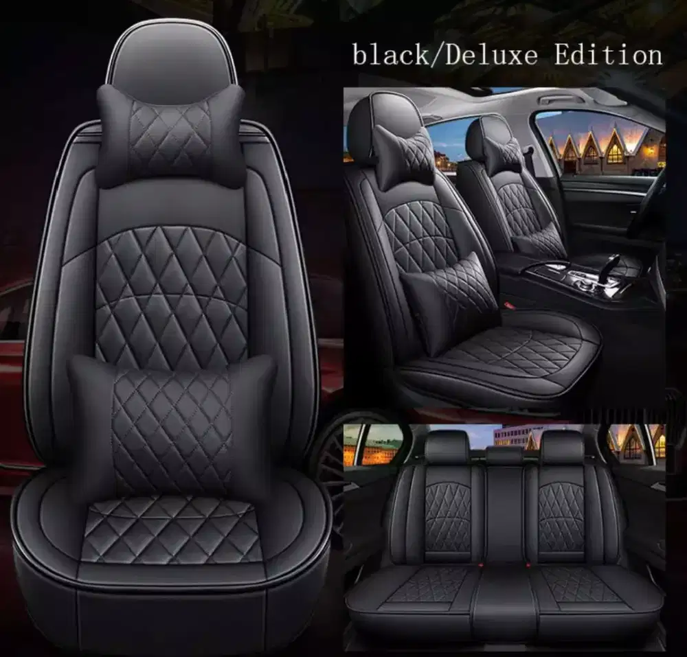 Sarung jok mobil Ferrari raize Brio mazda2 full set 2 baris
