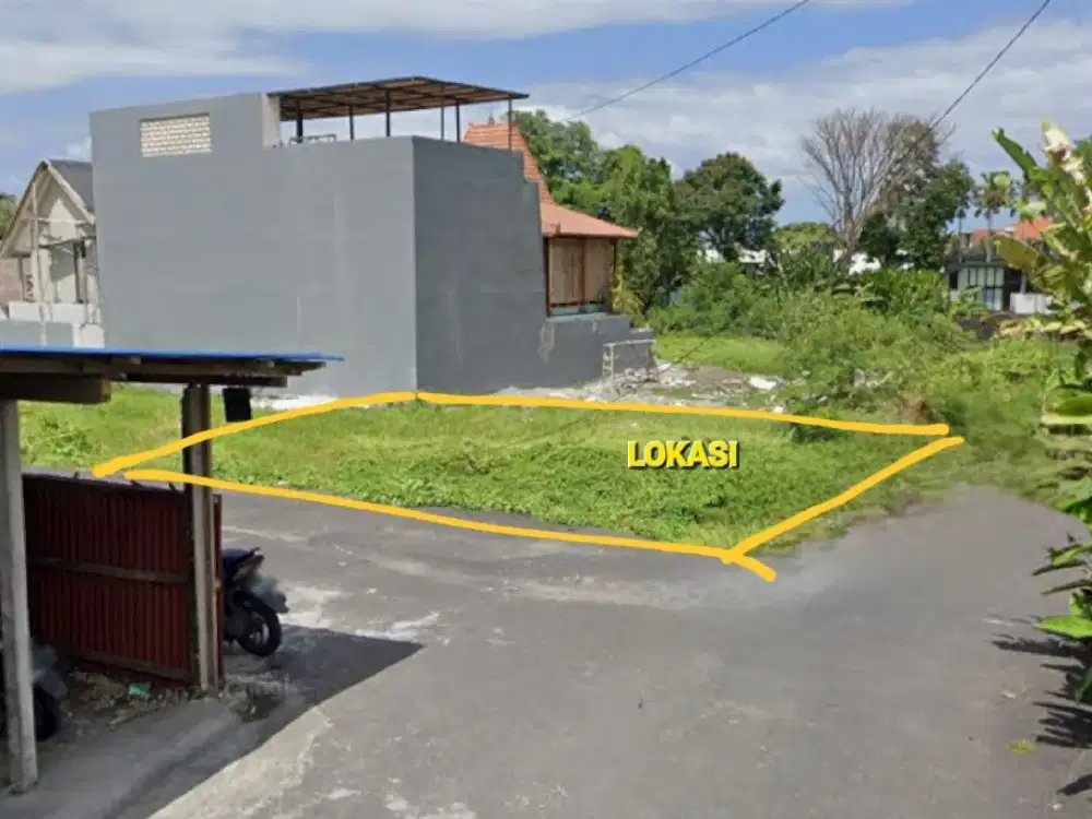 355m² LAND FOR SALE at Canggu Badung Bali, 5 minute to Canggu beach&Nelayan beach
