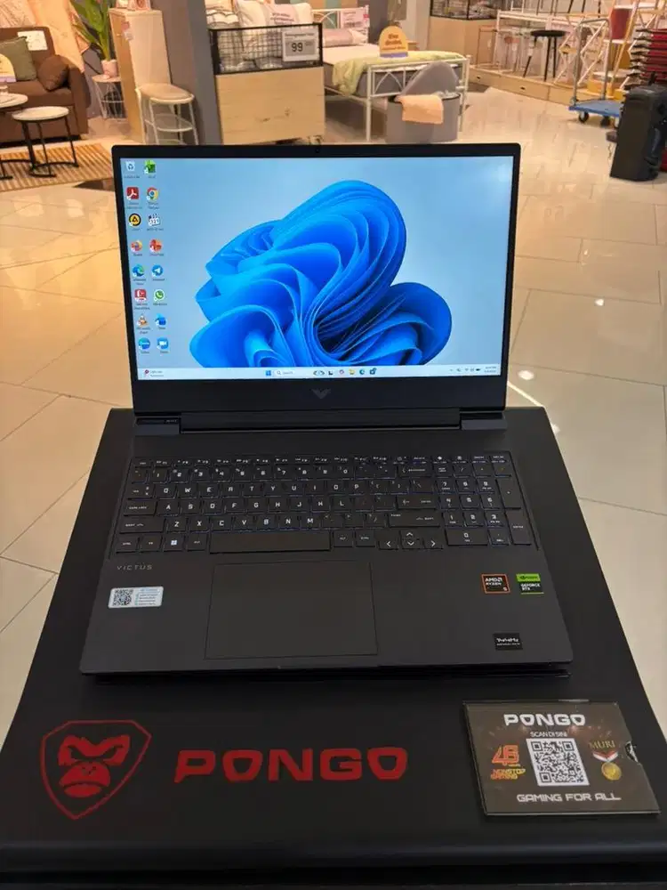 Jual Laptop HP Victus 16/512 RTX 3050 6GB