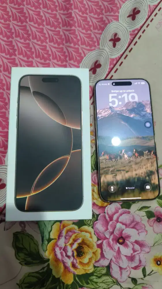 IPHONE 16 IBOX PROMAX 256GB WARNA DESSERT.