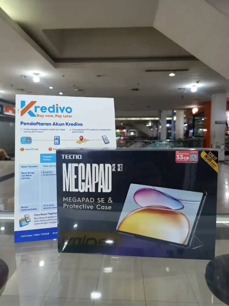 Tecno Megapad SE 4/128 Grey LTE (Bisa Pakai SIM Card)